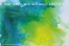 Nr. 83 | Wer schoen sein will